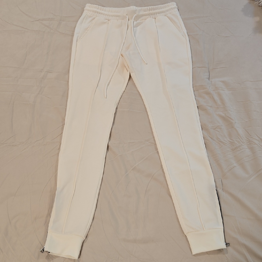 Women's Cream Jogger Pants